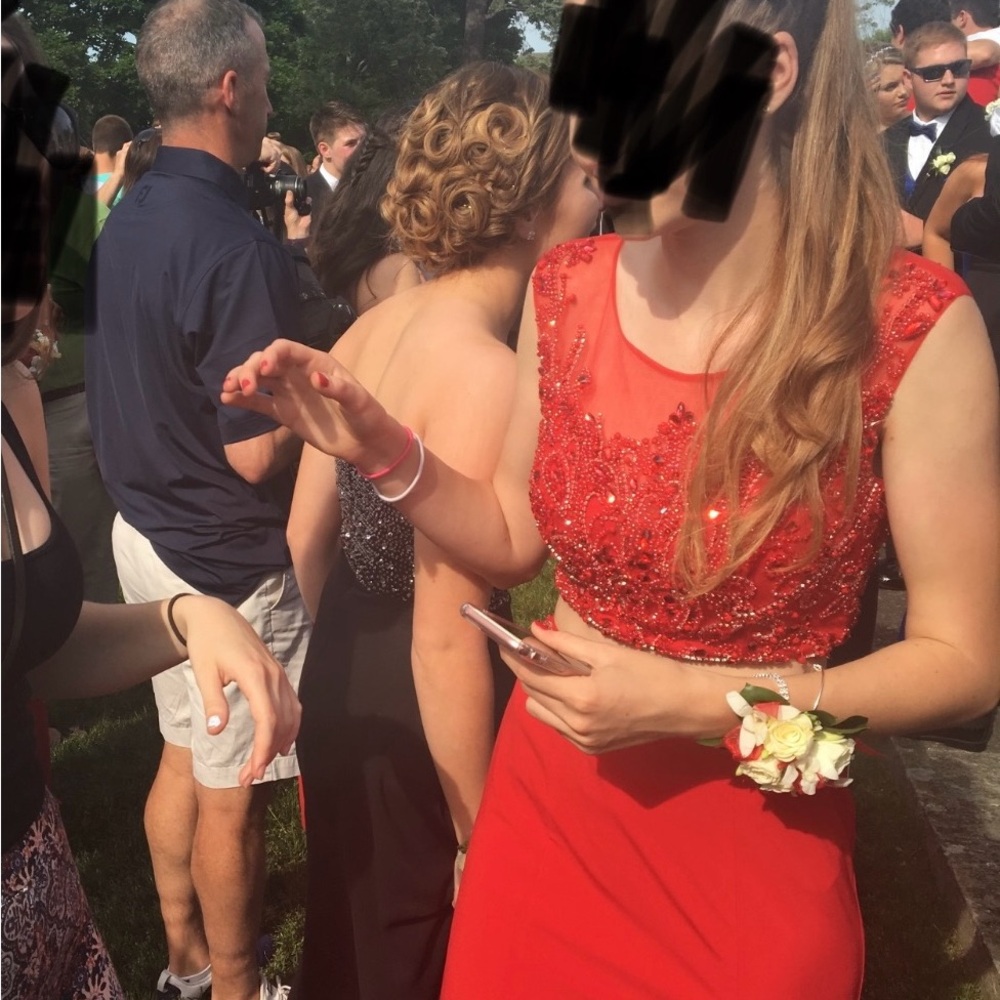 Jovani Two Piece Prom Dress - Picture 7 of 9